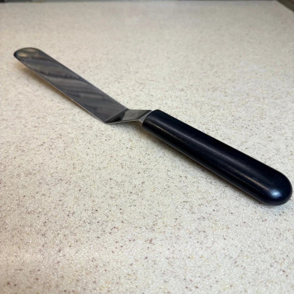 Pampered Chef Offset Spatula Stainless Steel Icing Spreader Cake Decorating Tool